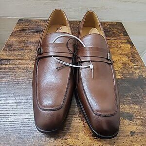 Calvin Klein Brown Loafers Size 12 Slip ON
